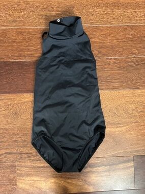 Black High Neck Leotard